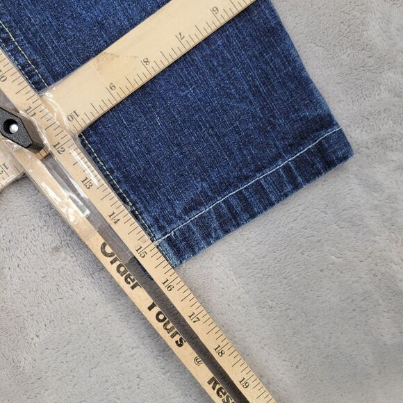 Pelle Pelle Shorts Boys 4T Pants Jeans Jorts Baggy Vintage Y2K Embroidery Kid - Picture 6 of 6